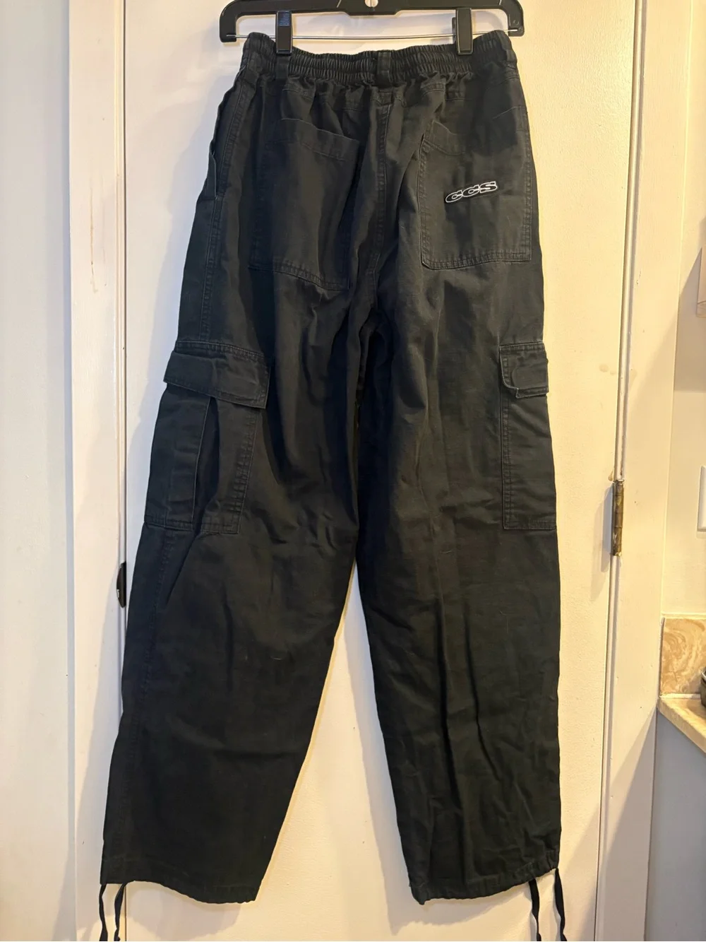 CCS Mailorder Rip stop Cargo Pants Black Size XS Skateboarder